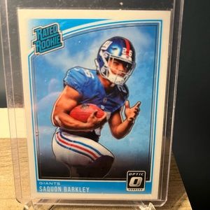 SAQUON BARKLEY PANINI OPTIC RATED ROOKIE 🔥